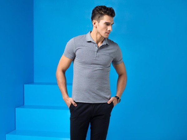 Áo polo form slim-fit