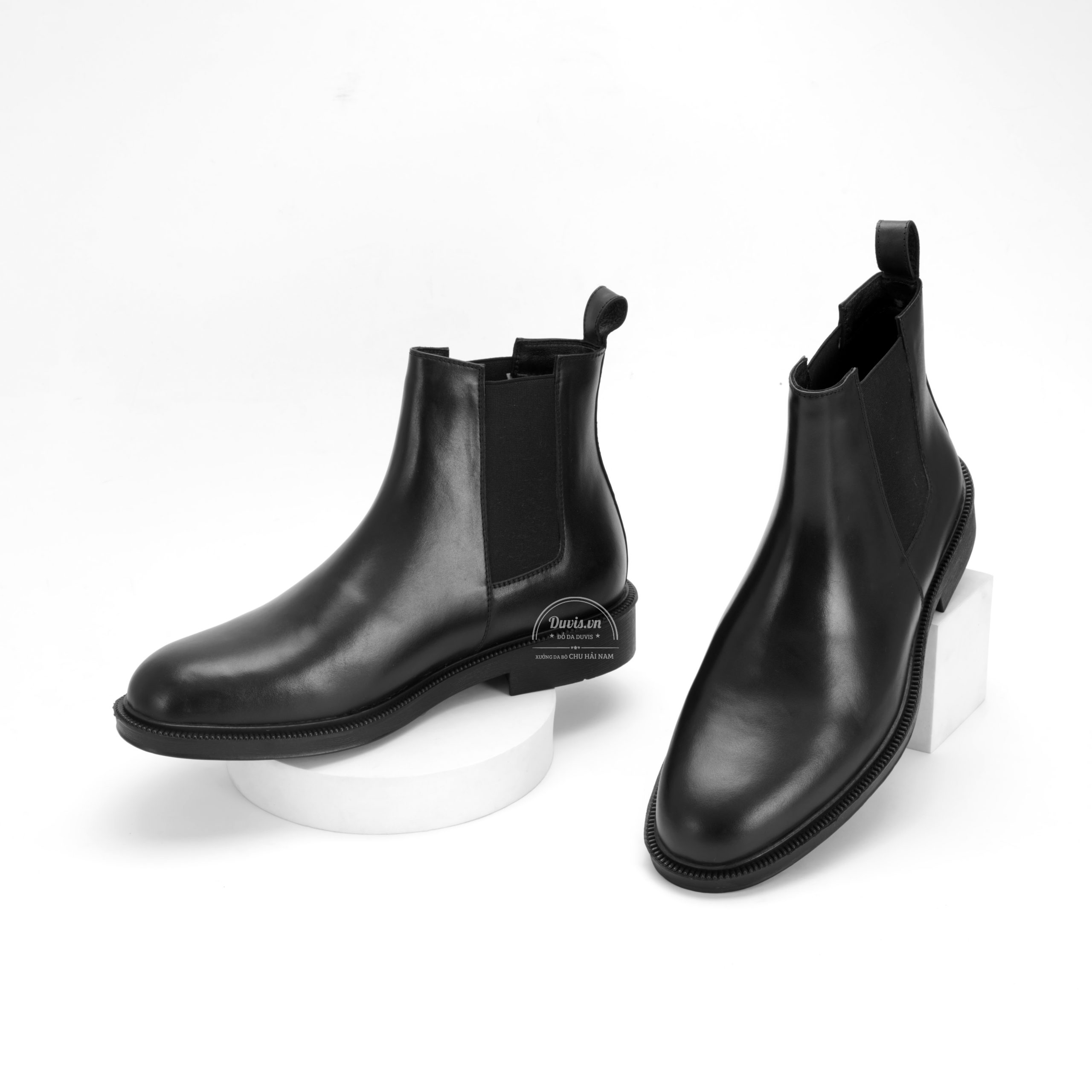 Giày boot nam Da Bò bóng - Chelseaboot02 - Duvis