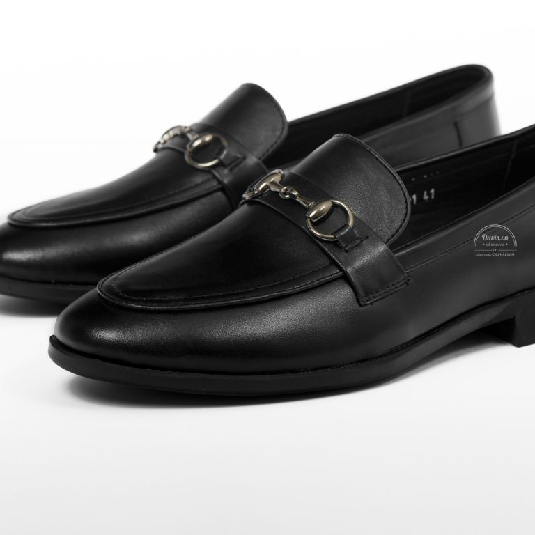 Giày lười nam chính hãng CX32 - Đen