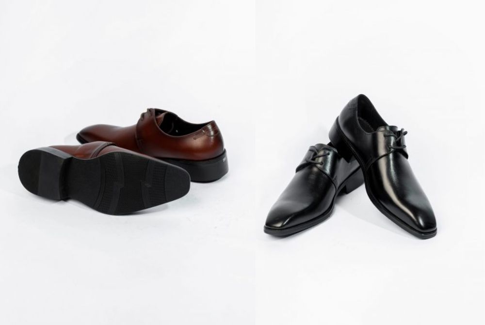 Giày Oxford nam mũi trơn cổ điển