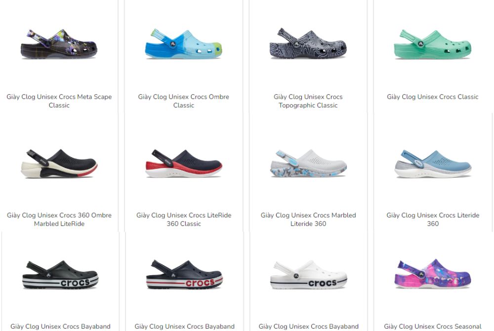 Giày Crocs Nam: Lựa Chọn Hoàn Hảo Cho Phong Cách Và Sự Thoải Mái