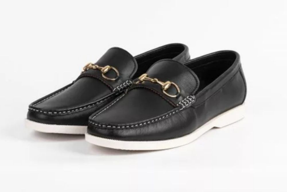 Giày Lười Da Bò