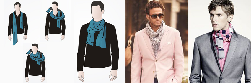 Quàng khăn kiểu quấn 2 vòng