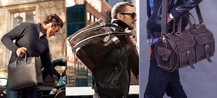 Túi xách nam phù hợp với bạn nam cao to, vạm vỡ