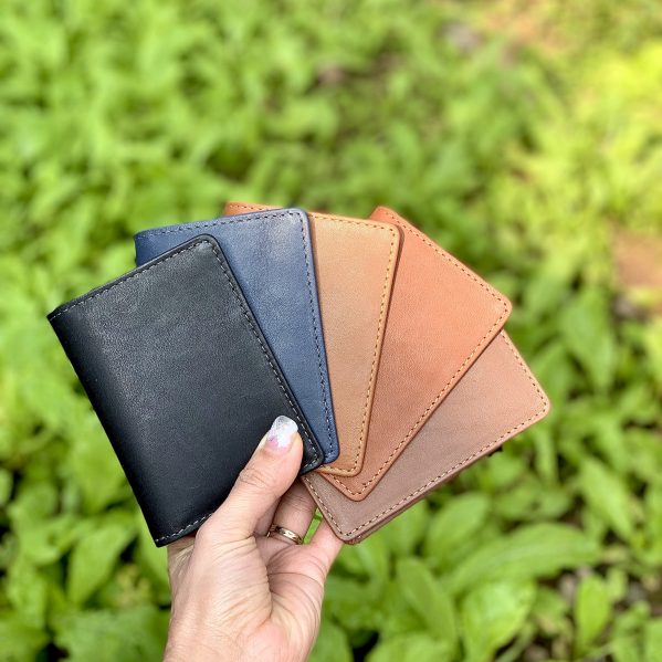 VC01 – Ví Đựng Card Visit Da Bò Nam Màu Nâu