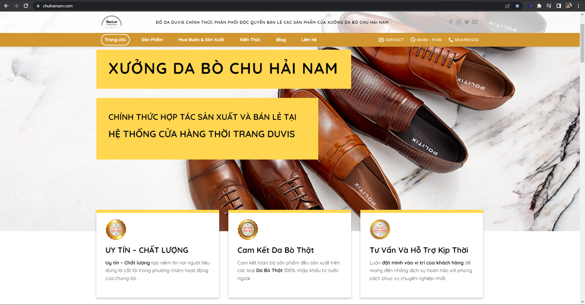 Xưởng Da Bò Chu Hải Nam