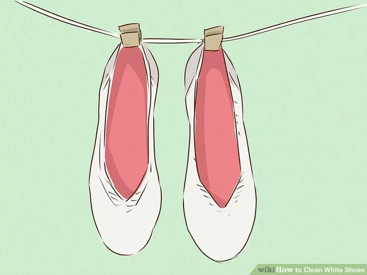 Để giày của bạn khô tự nhiên