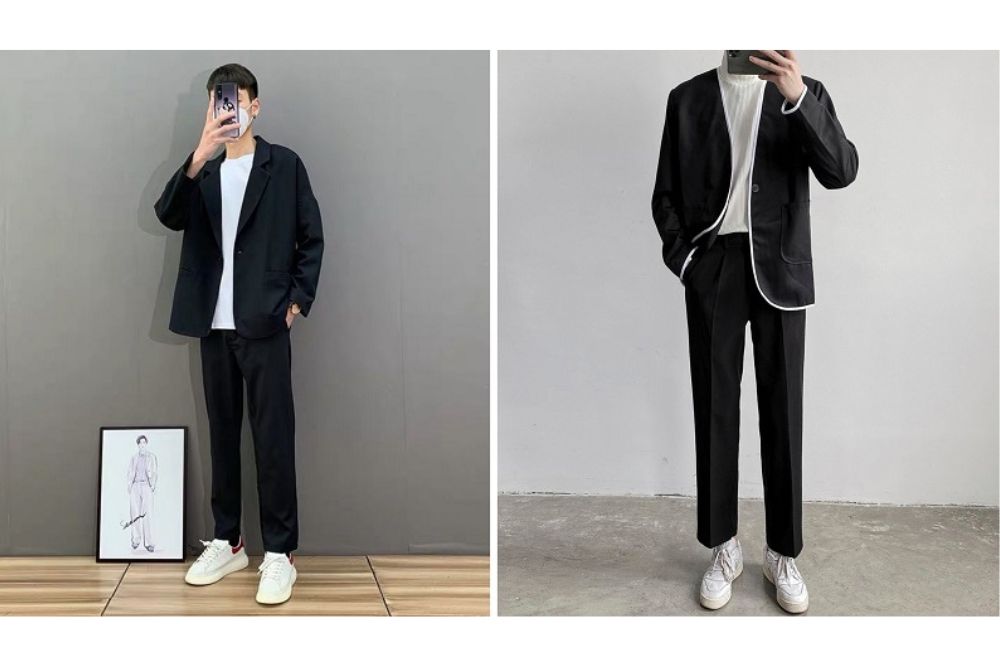 Combo quần tây và áo blazer tôn lên vẻ đẹp lịch thiệp, cuốn hút