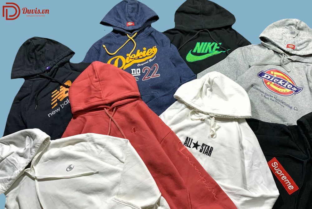 Tổng hợp các mẫu áo hoodie 2hand chất lượng, độc đáo
