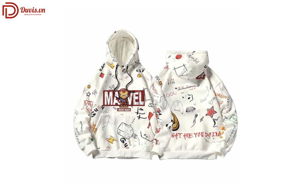 Áo hoodie Marvel