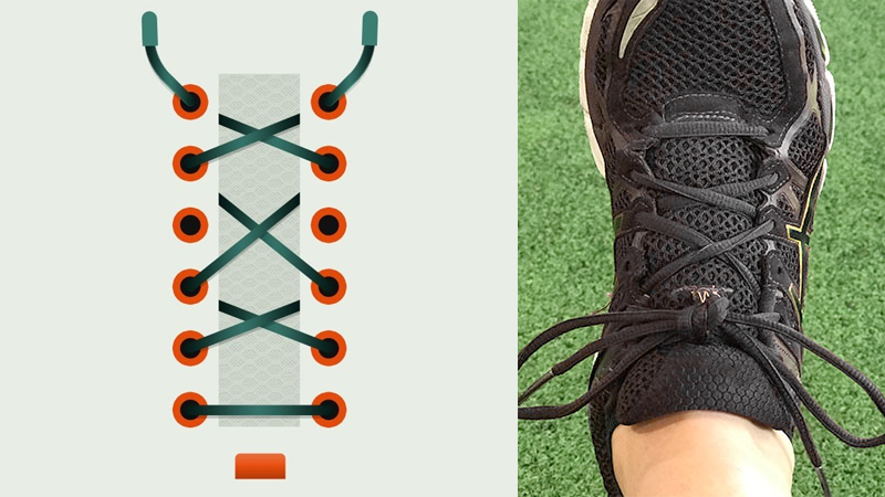 Cách thắt dây giày ôm chân hơn dành cho những bàn chân hẹp