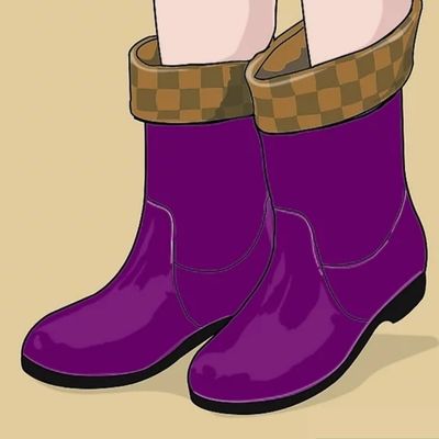 Mang boot có hoa văn hoặc màu sặc sỡ