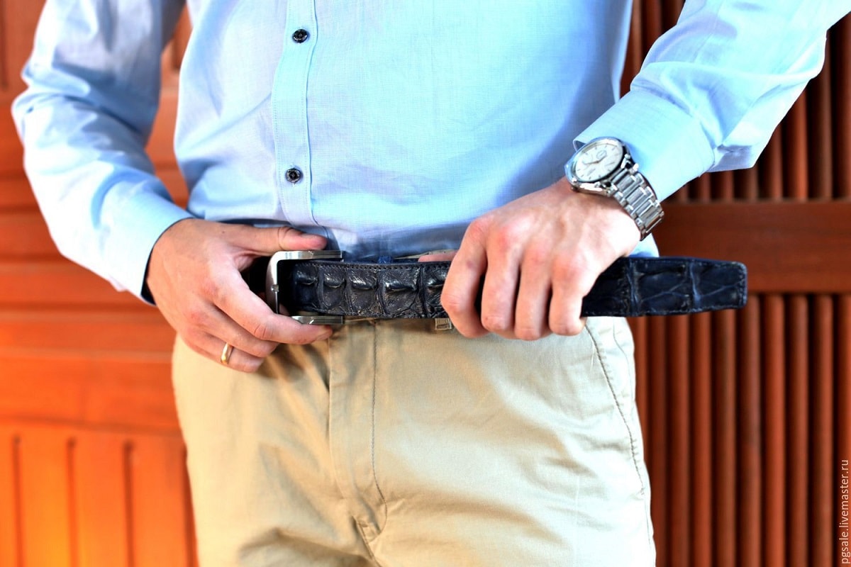 Chọn dây nịt da cá sấu phù hợp với phong cách thời trang của mình