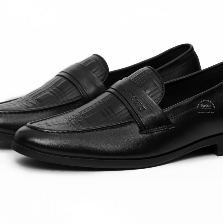 Giày da nam đẹp CS11 – Đen