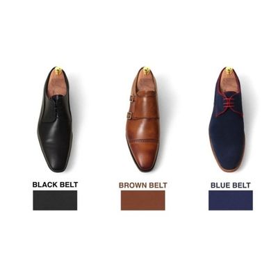 Đồng bộ màu giày và màu thắt lưng