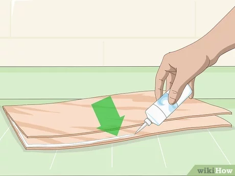 Dùng keo dán da để vá