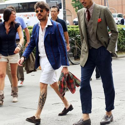 Giày tây công sở cao cấp với quần short