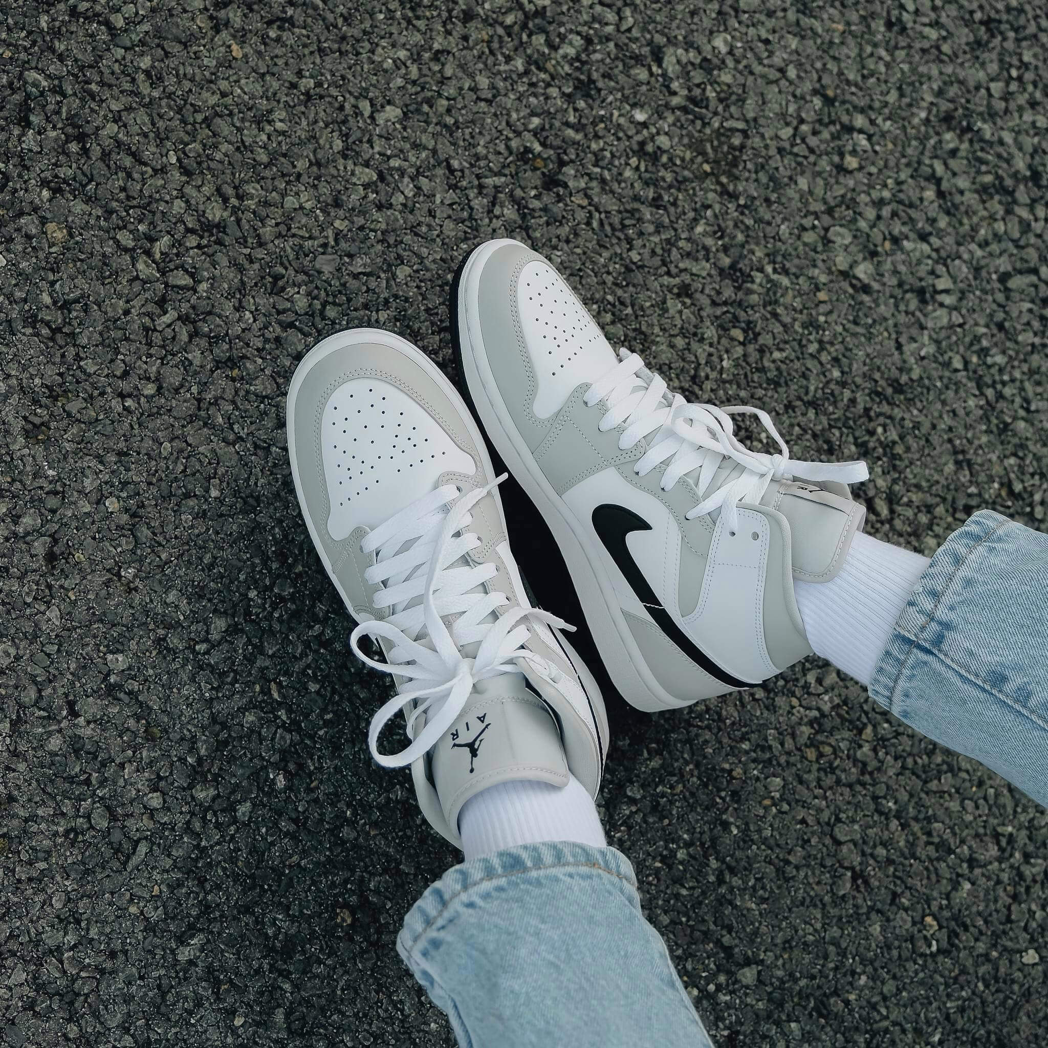 Phối giày với skinny jeans