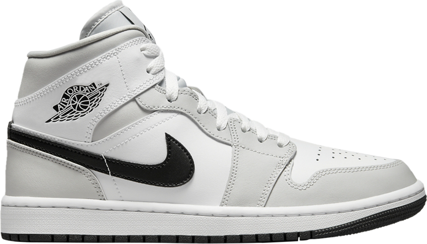 Air Jordan 1 Mid 'Light Smoke Grey'