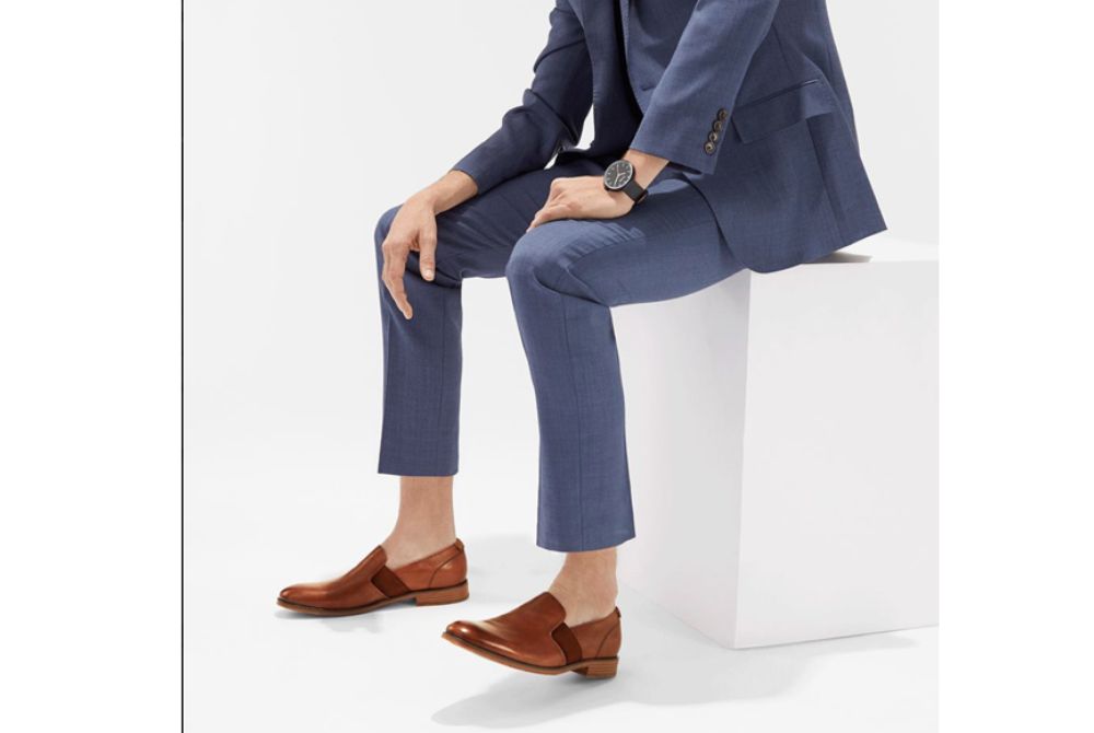 Phối giày lười nam cùng với Suit hay quần tây