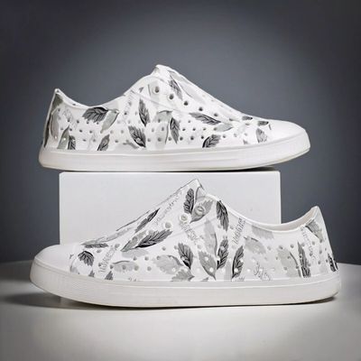 Giày lười đục lỗ nhựa đi mưa cho nam 3