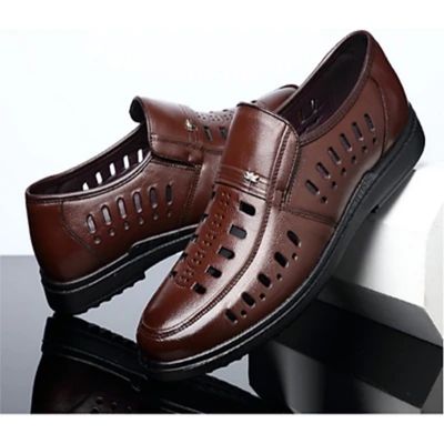 Giày lười nam đục lỗ OEM
