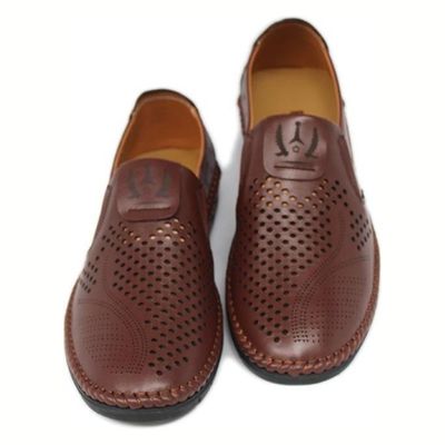 Giày lười nam đục lỗ cao cấp UDANI