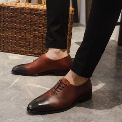 Giày tây công sở cao cấp mix với quần kaki