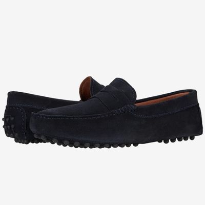 Giày lười không gót nam da bò Massimo Matteo