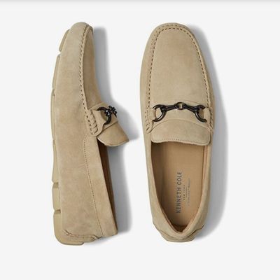 Giày lười không gót nam da bò Kenneth Cole