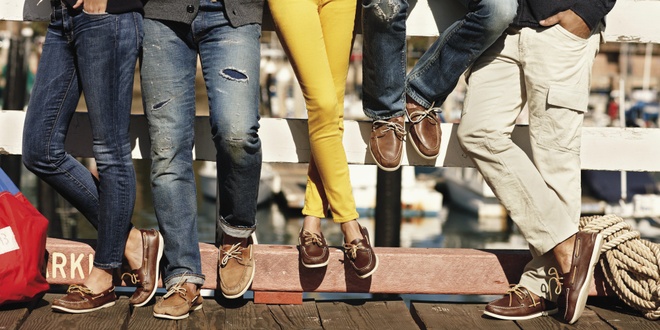 Phối đồ đẹp với giày Boat Shoes