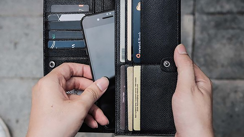 Sắp xếp ví gọn gàng