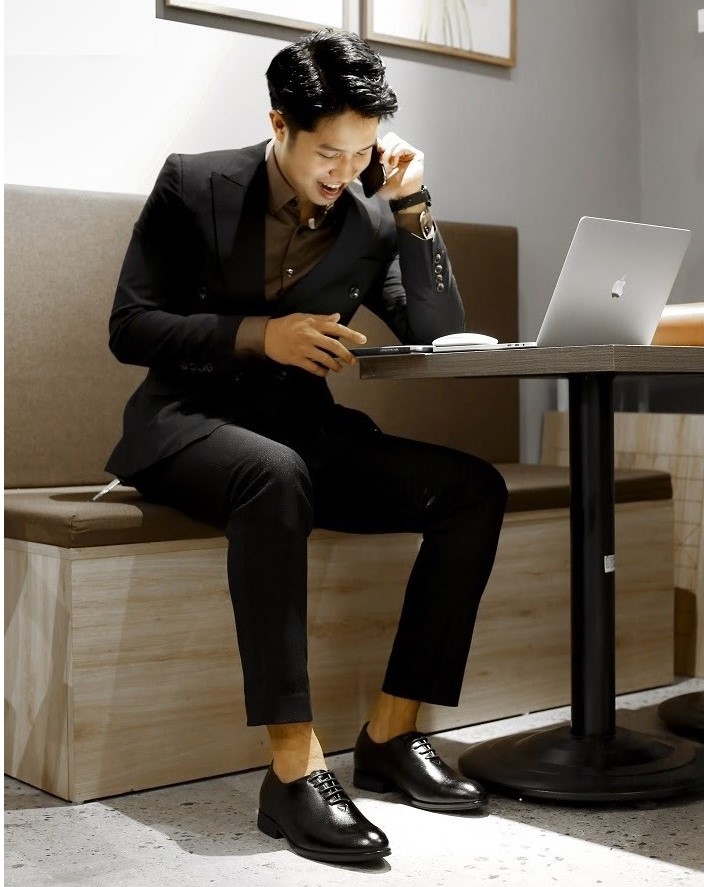 Phối hợp giữa quần tây và giày tây nam