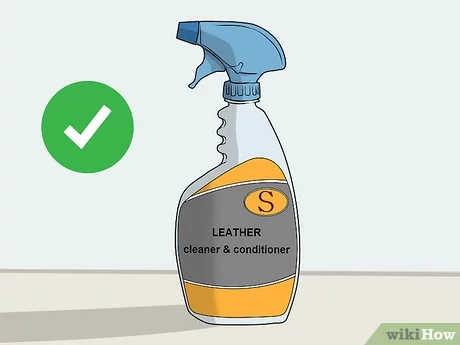 Sử dụng chất làm sạch đồ da