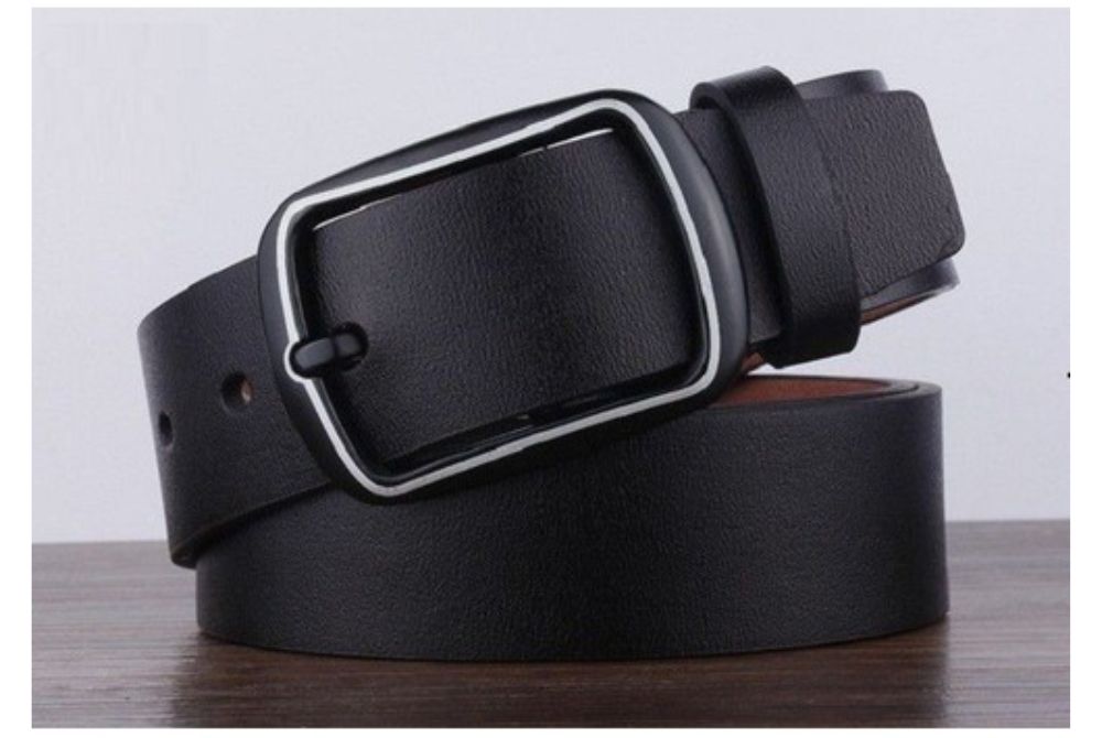 Thắt lưng da nam mặt kim