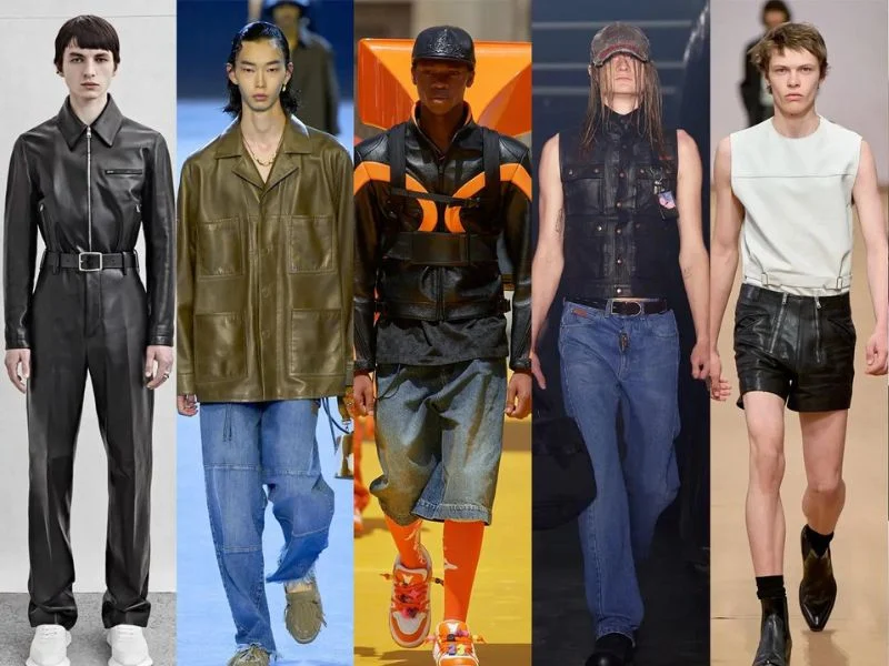 Đồ da được biến tấu phù hợp với mùa hè